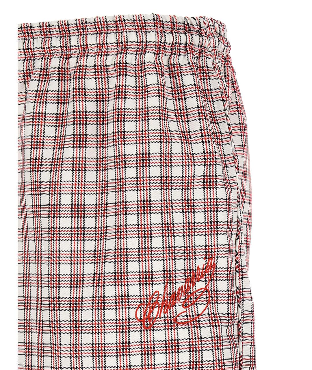 WILLY CHAVARRIA Красные полиэстеровые повседневные брюки, фото 5