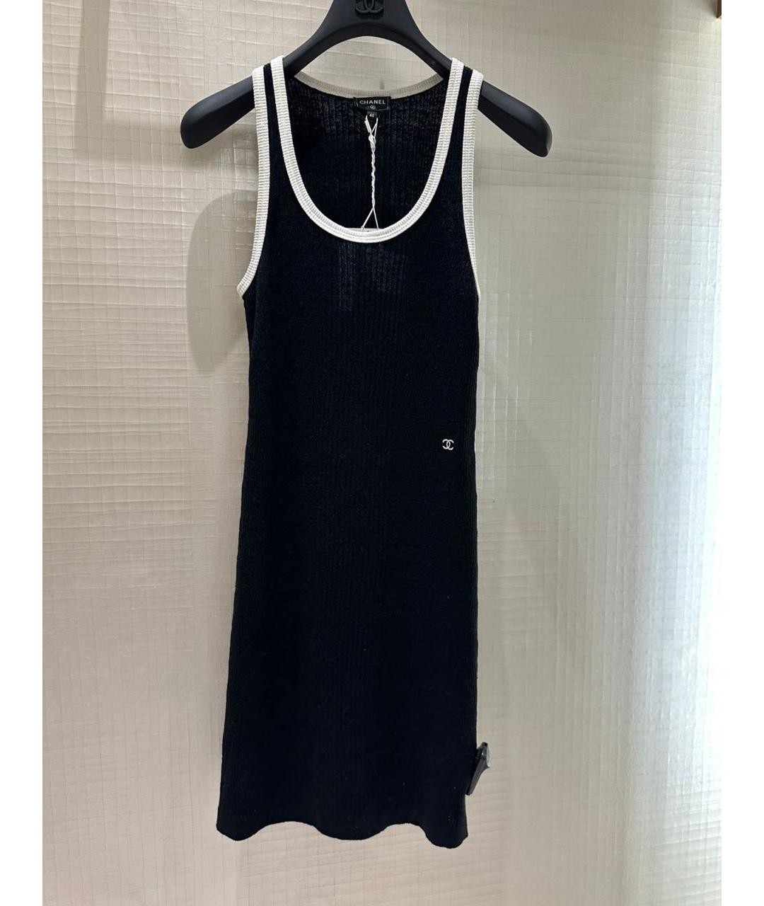 CHANEL Черное повседневное платье, фото 3