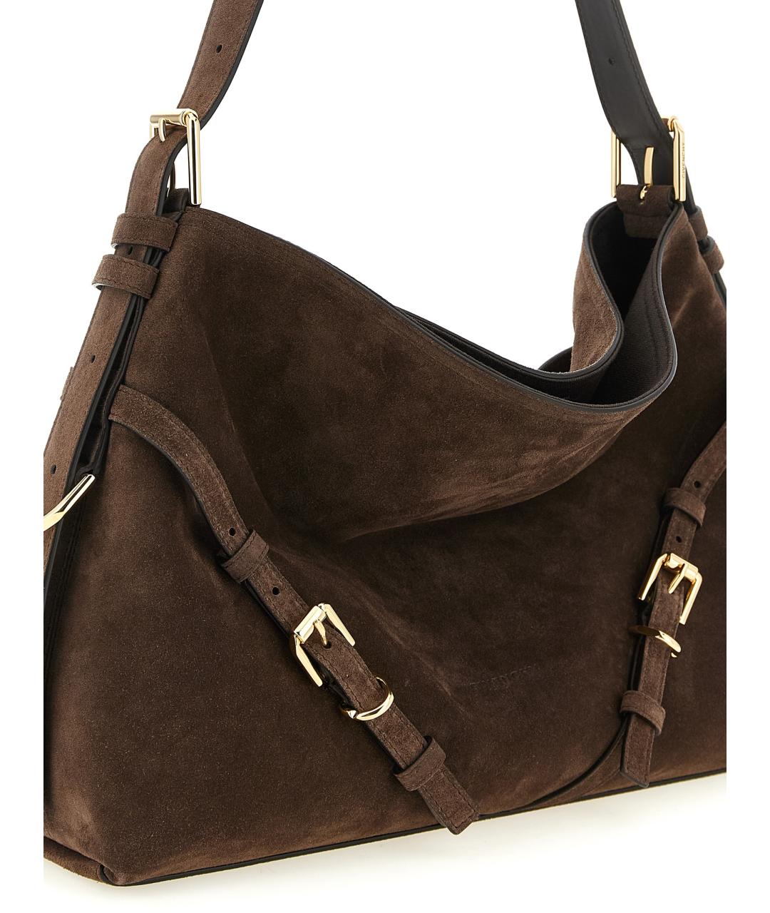 GIVENCHY Коричневая замшевая сумка через плечо, фото 3