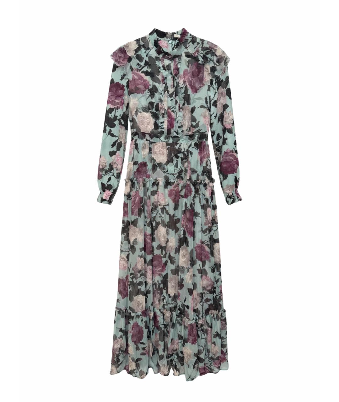 ERDEM Мульти шифоновое вечернее платье, фото 1