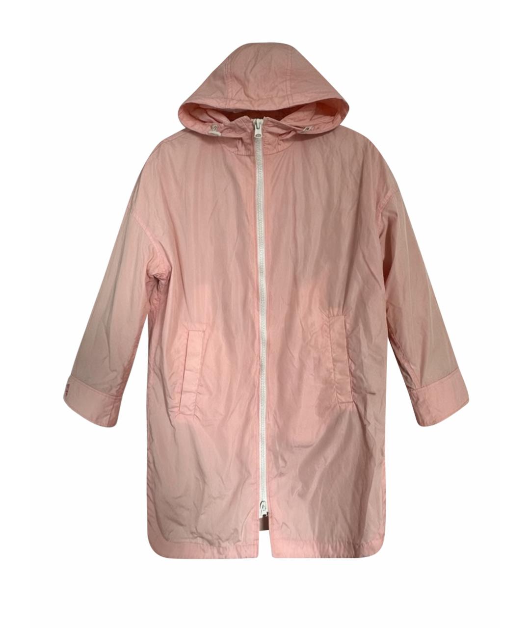 YVES SALOMON Розовый полиамидовый тренч/плащ, фото 1