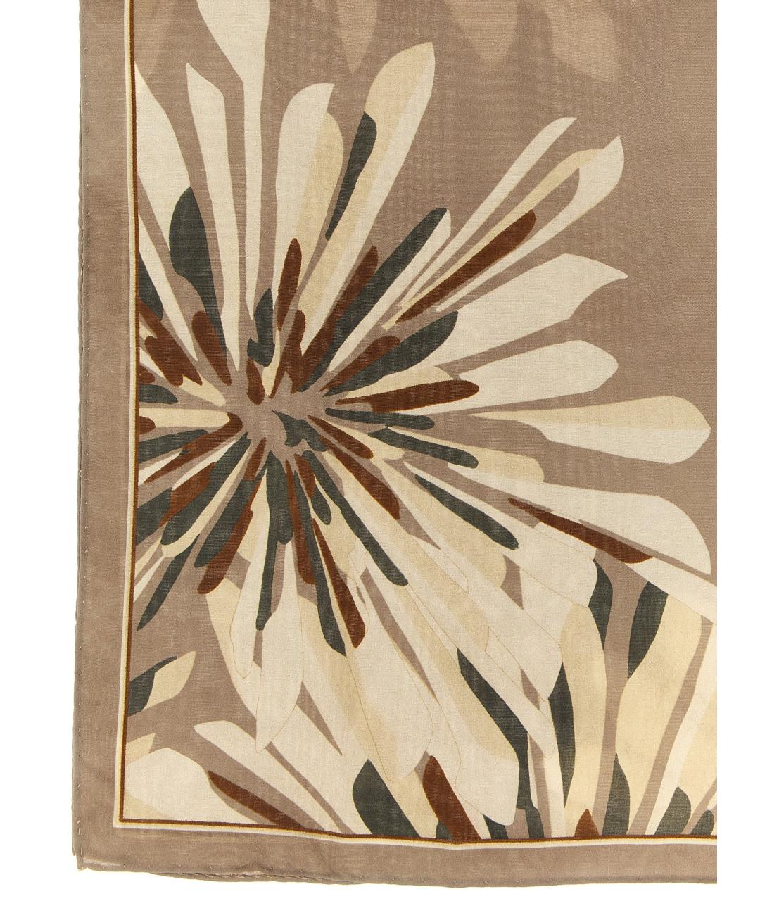 BRUNELLO CUCINELLI Мульти шелковый шарф, фото 3