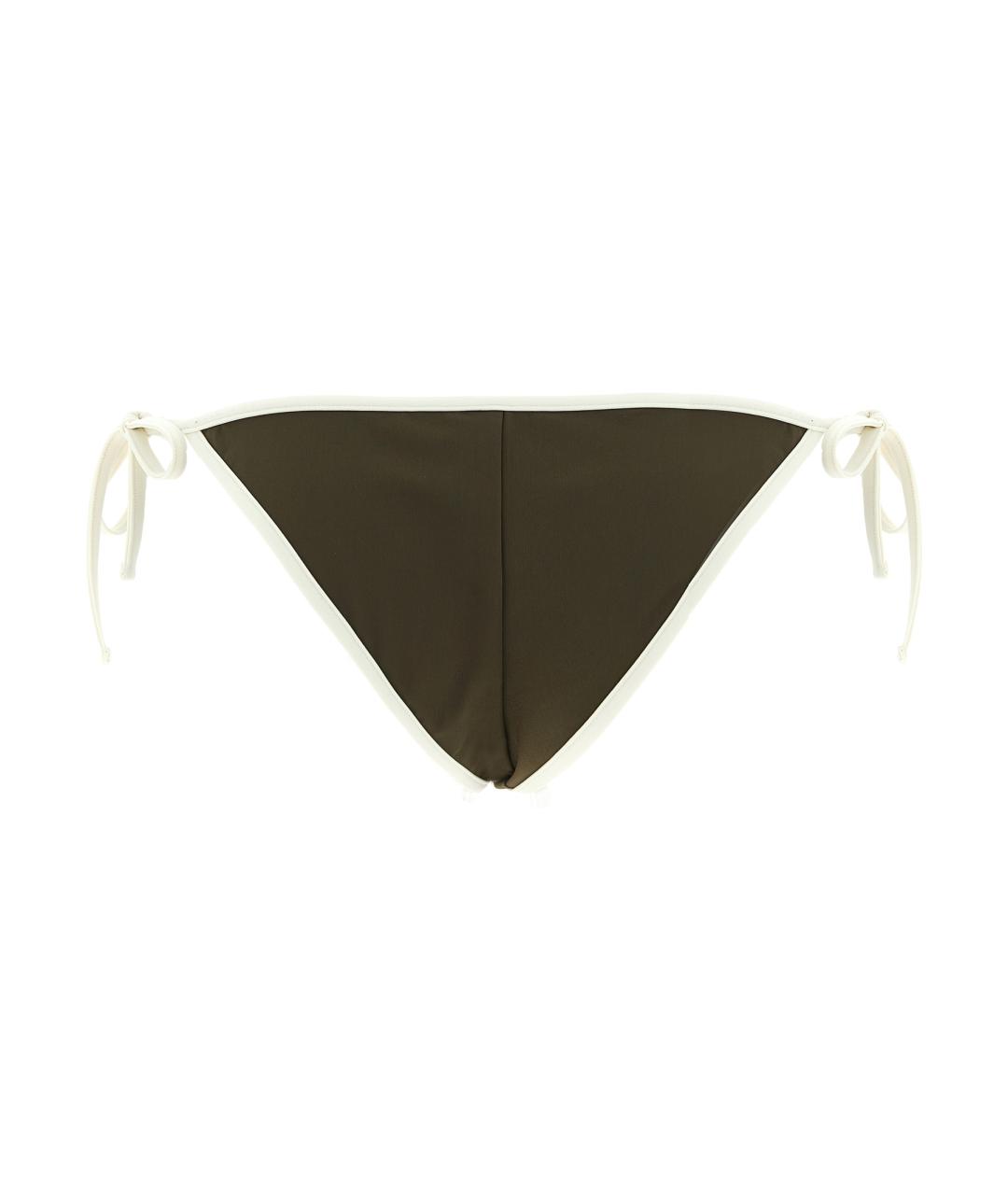 BRUNELLO CUCINELLI Зеленый полиамидовый купальник, фото 2