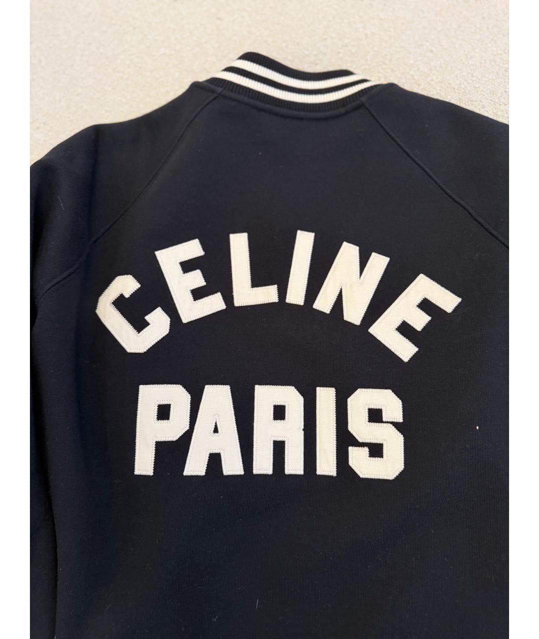 CELINE Черная хлопковая куртка, фото 4