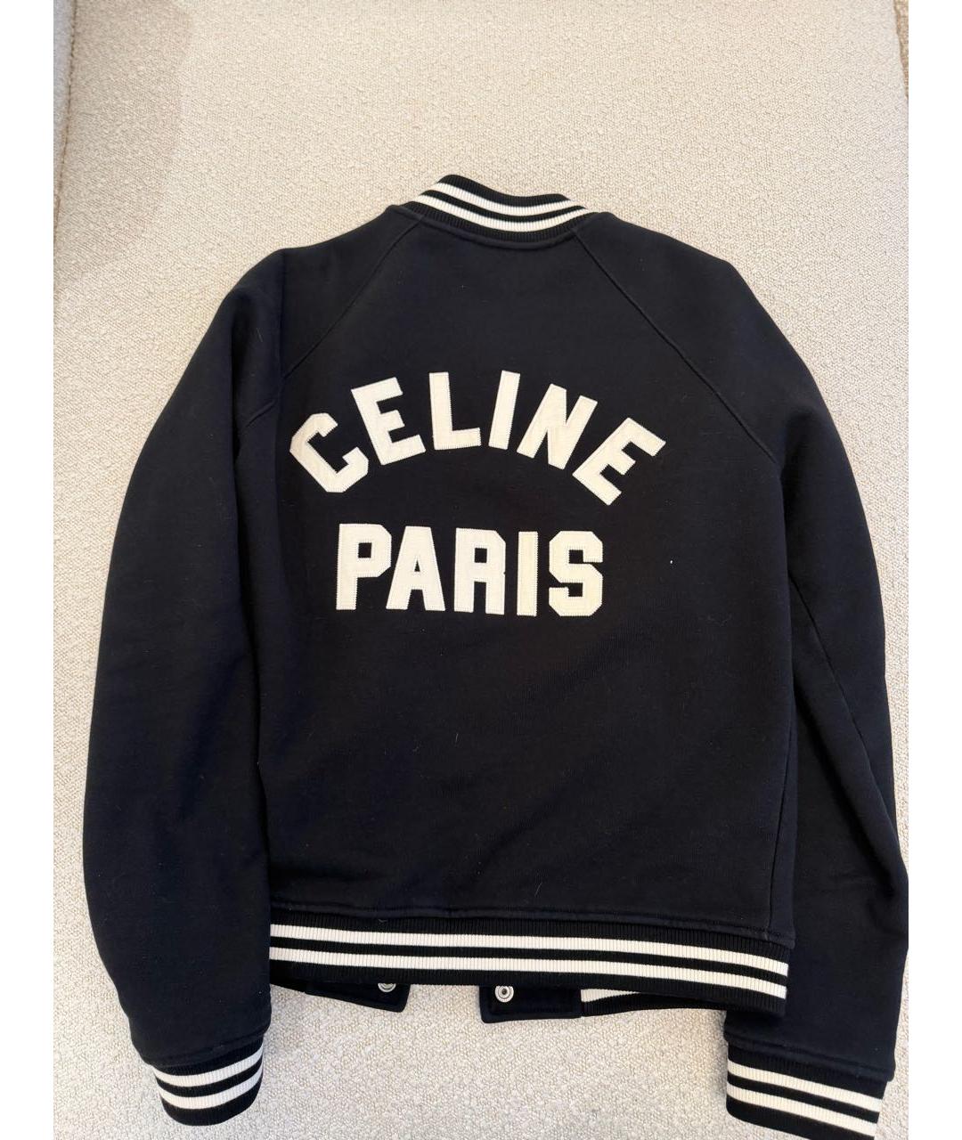 CELINE Черная хлопковая куртка, фото 2