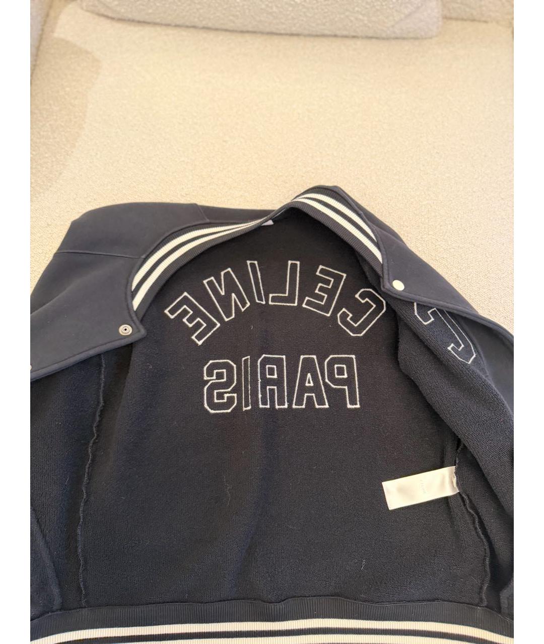 CELINE Черная хлопковая куртка, фото 6