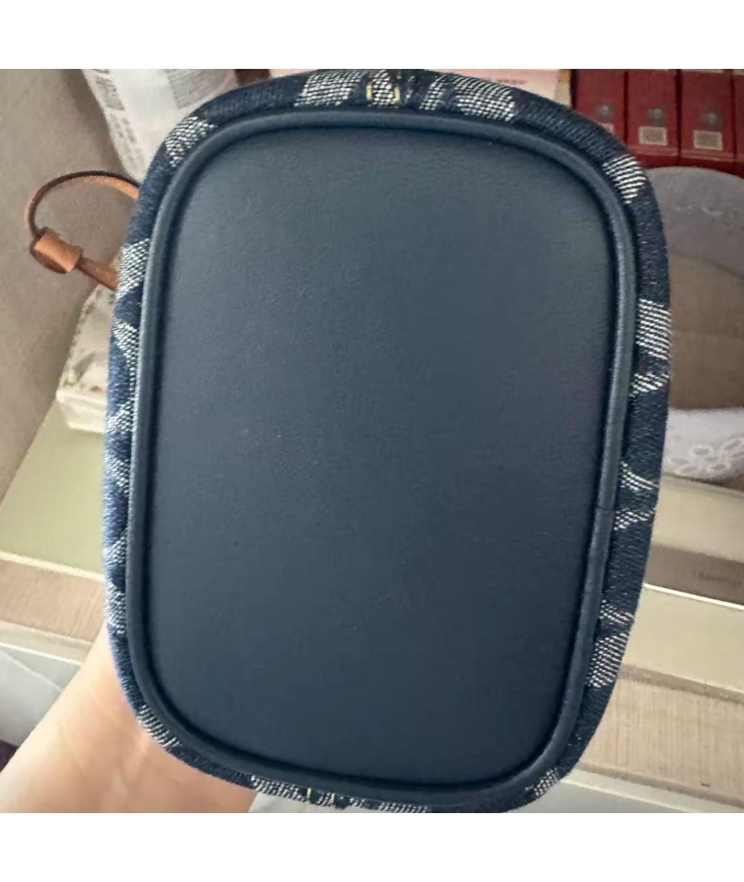 COACH Темно-синяя деним сумка через плечо, фото 7