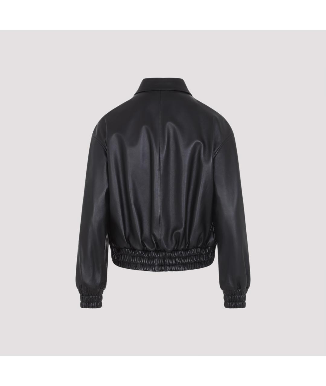 CELINE Черная кожаная куртка, фото 3