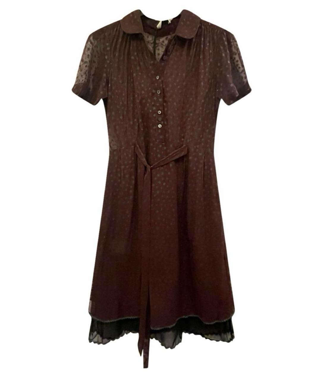 COACH Бордовое повседневное платье, фото 3