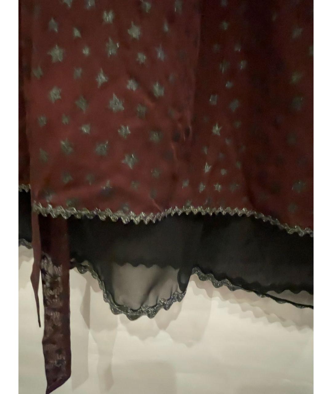 COACH Бордовое повседневное платье, фото 5