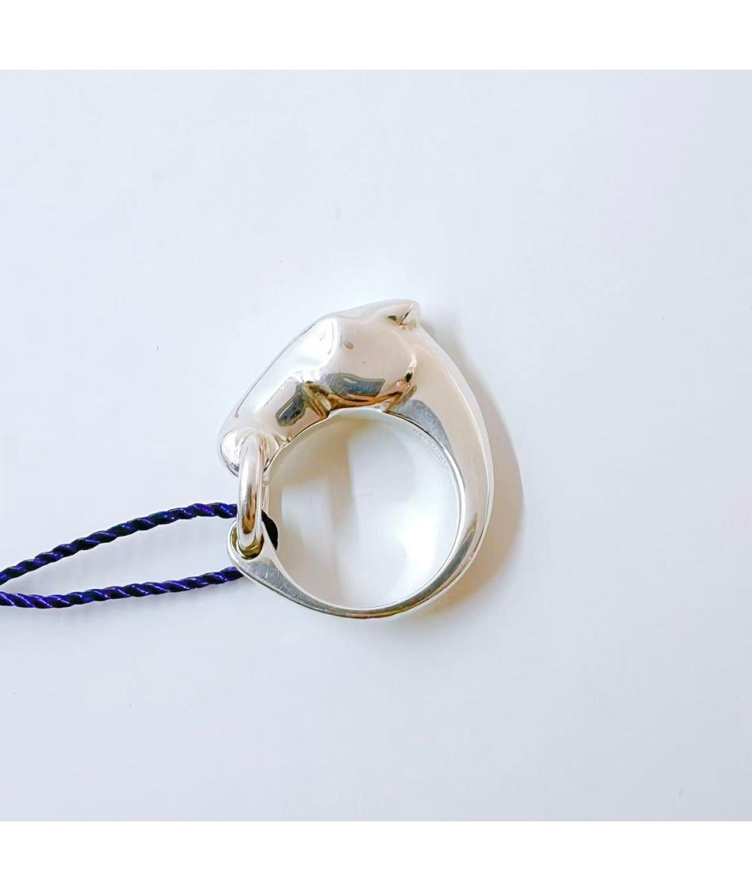 HERMES Серебряное серебряное кольцо, фото 4