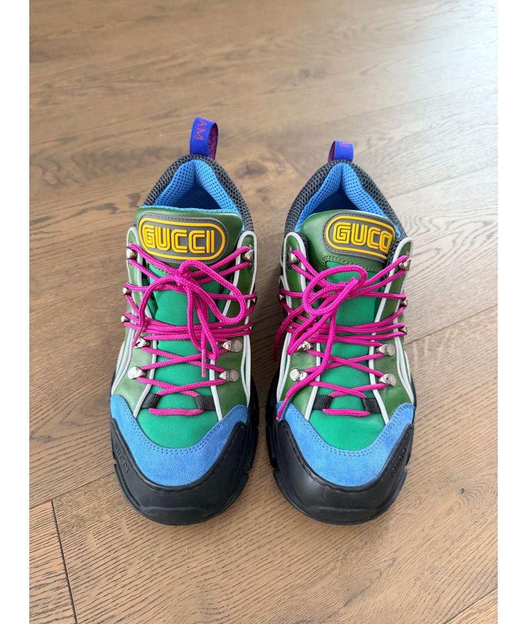 GUCCI Мульти низкие кроссовки / кеды, фото 2