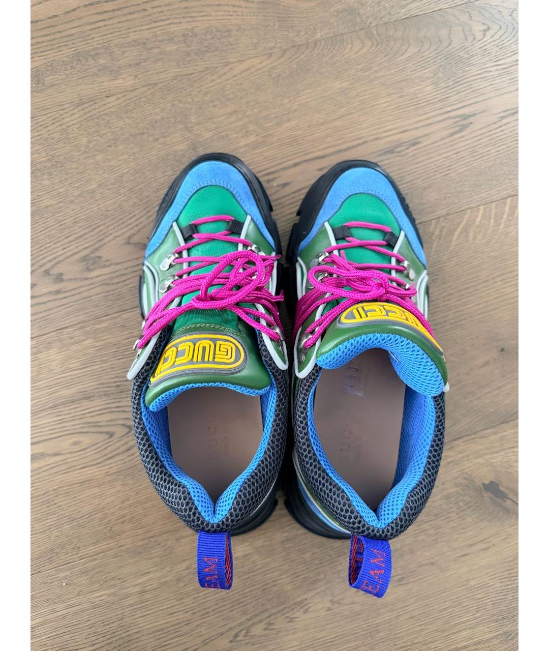 GUCCI Мульти низкие кроссовки / кеды, фото 3