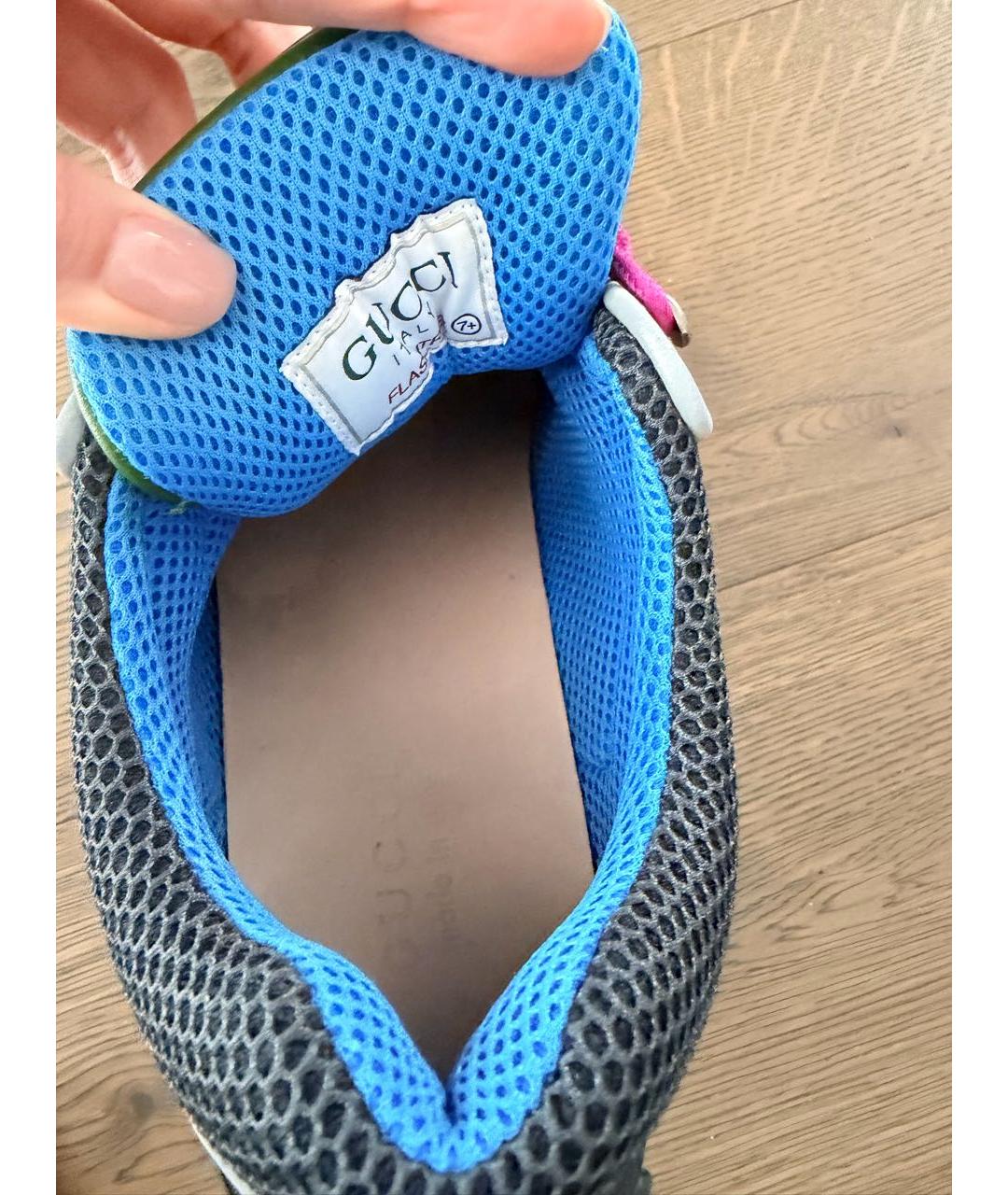 GUCCI Мульти низкие кроссовки / кеды, фото 5