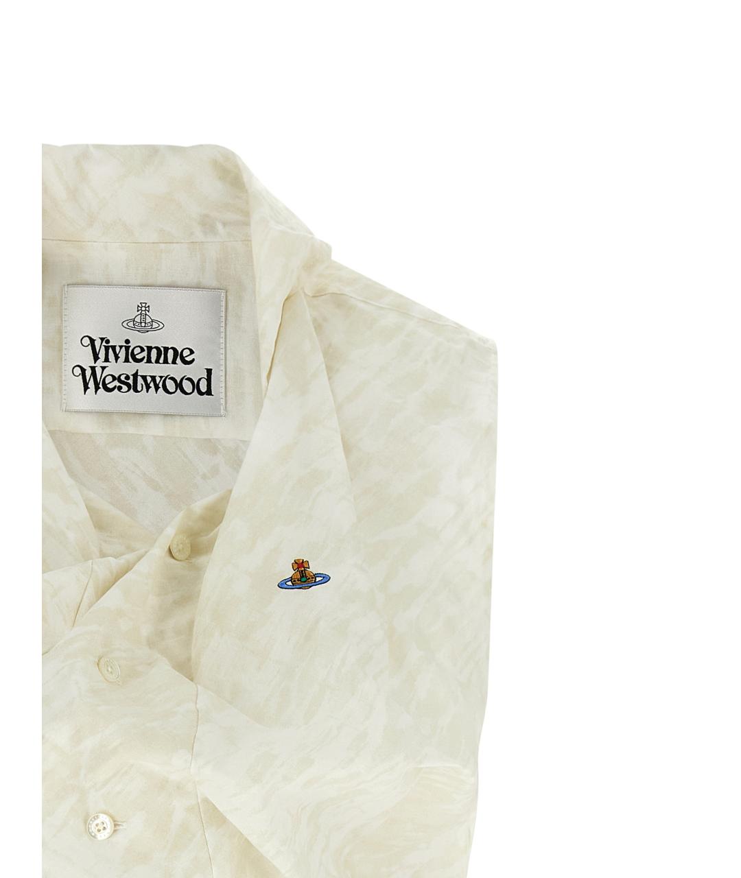 VIVIENNE WESTWOOD Бежевая хлопковая рубашка, фото 2