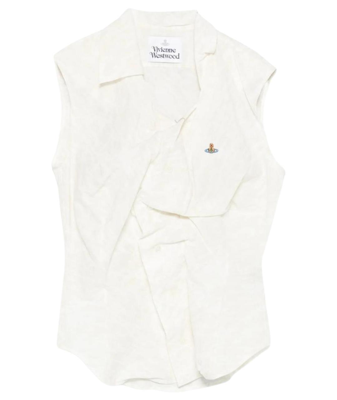 VIVIENNE WESTWOOD Бежевая хлопковая рубашка, фото 1