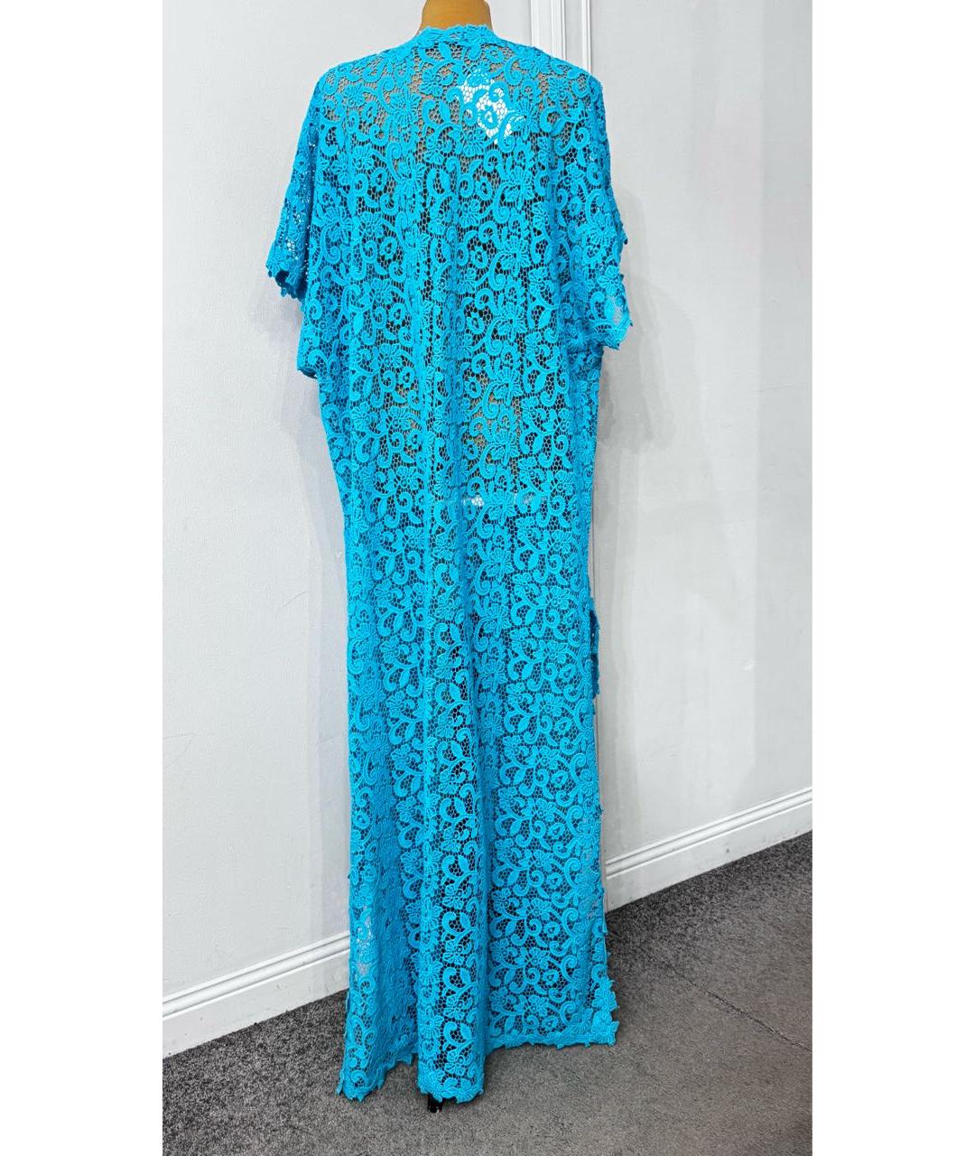 ERMANNO SCERVINO Бирюзовая хлопковая туника, фото 3