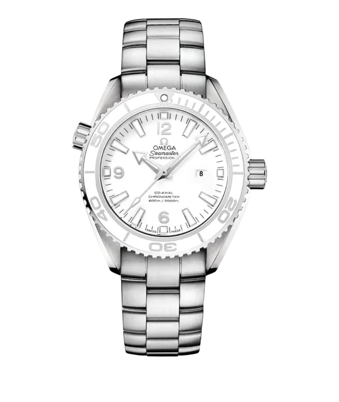 OMEGA Белые часы, фото 1