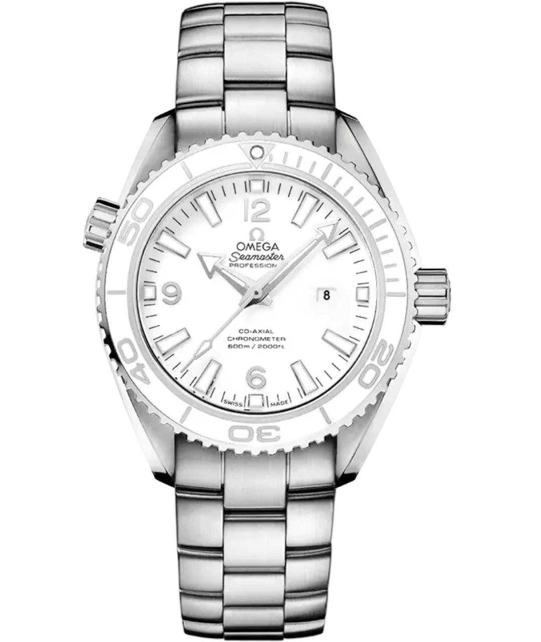 OMEGA Белые часы, фото 7