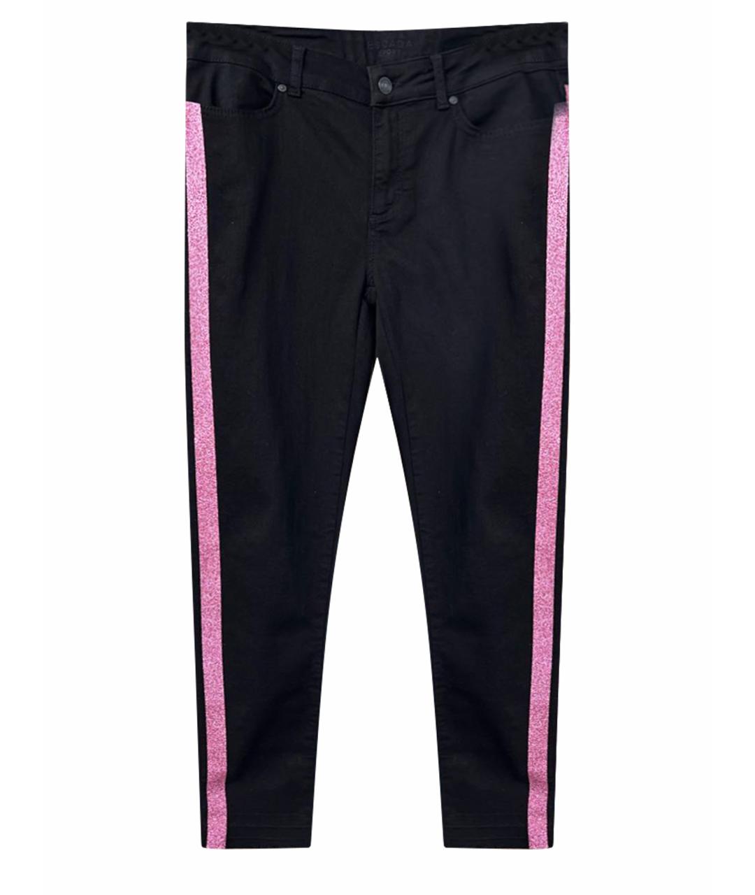 ESCADA Черные хлопко-эластановые джинсы слим, фото 1