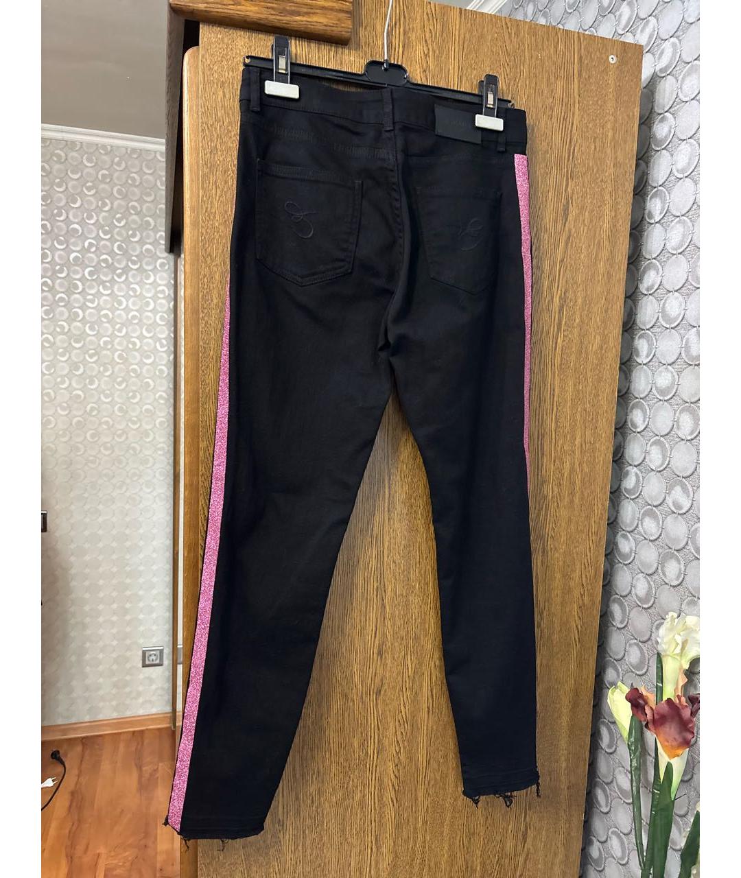 ESCADA Черные хлопко-эластановые джинсы слим, фото 2