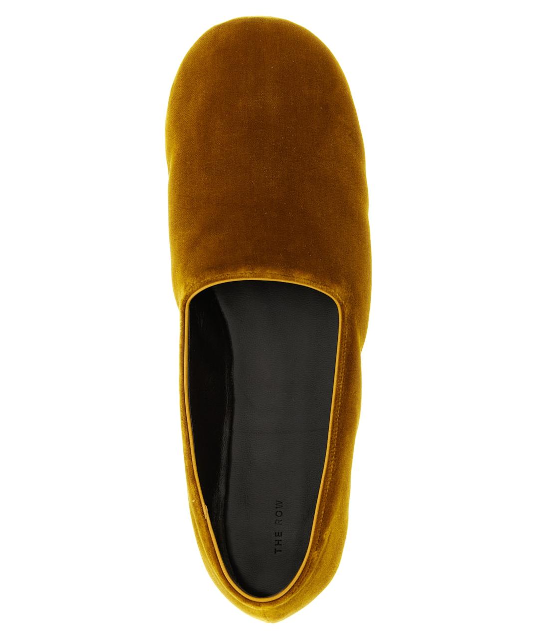 THE ROW Коричневые текстильные слипоны, фото 4