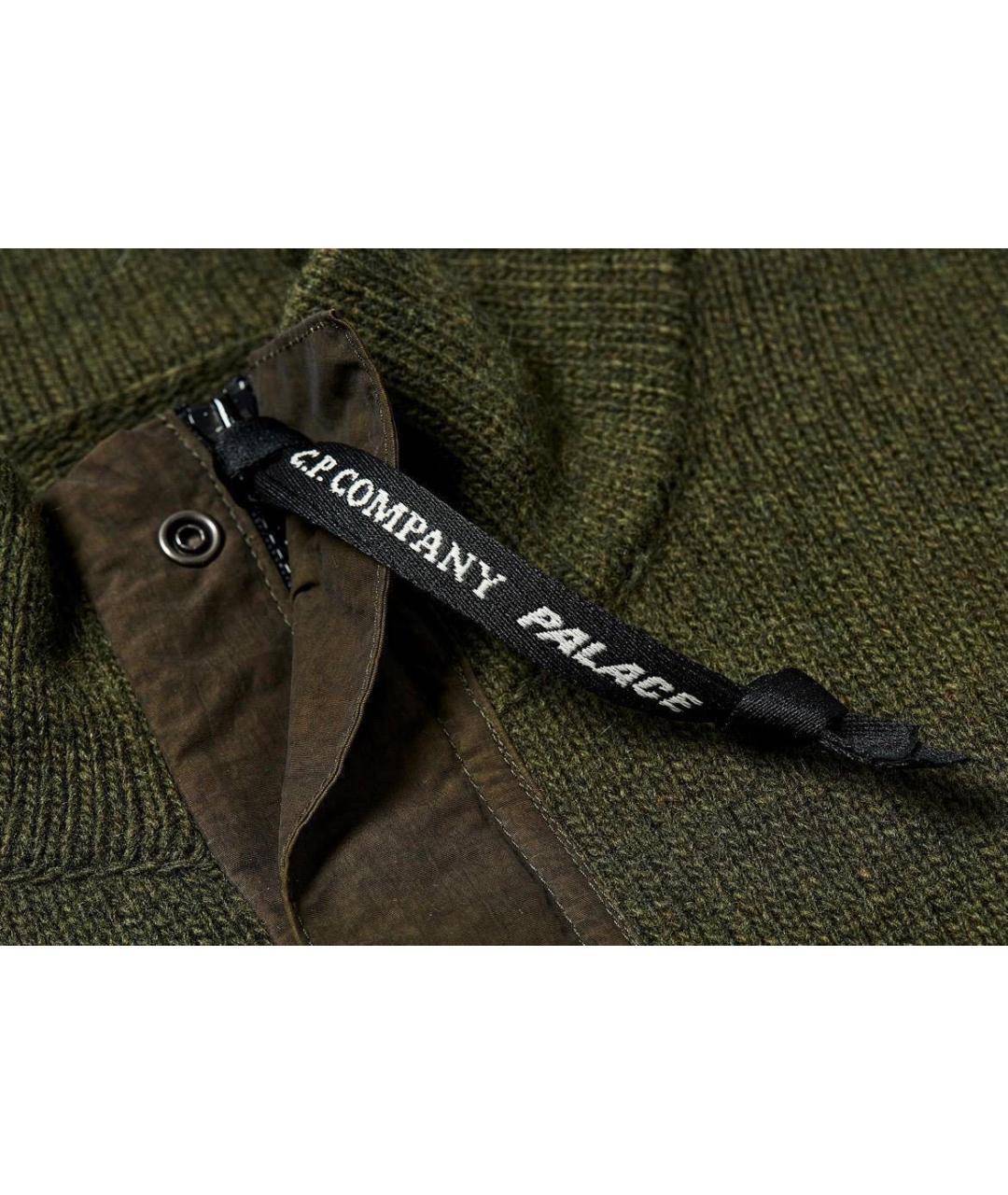 CP COMPANY Зеленый шерстяной джемпер / свитер, фото 3