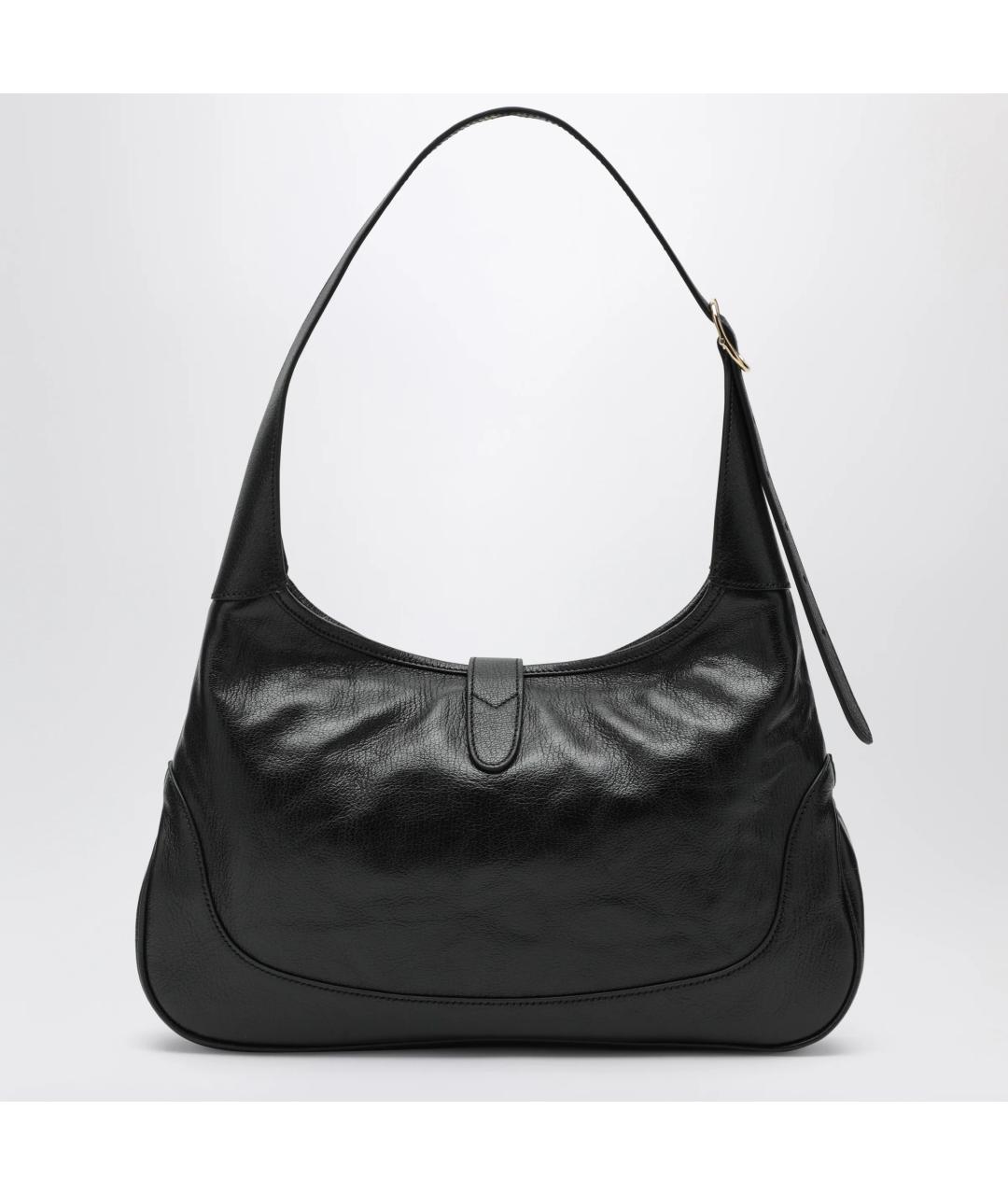 GUCCI Черная кожаная сумка через плечо, фото 2