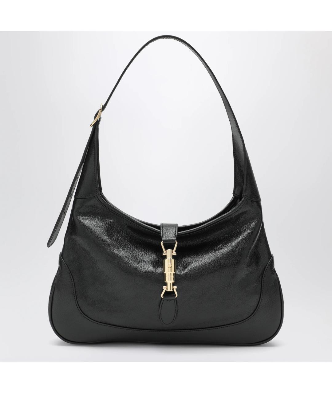 GUCCI Черная кожаная сумка через плечо, фото 3