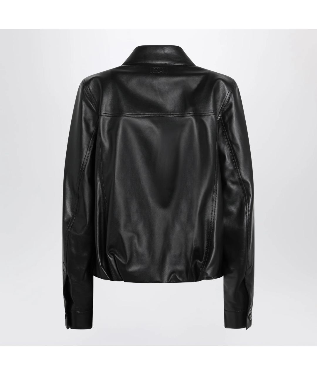 LOEWE Черная кожаная куртка, фото 2
