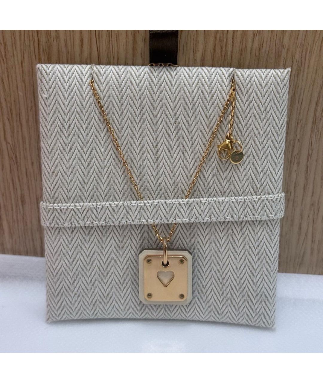 HERMES Золотая металлическая подвеска, фото 2