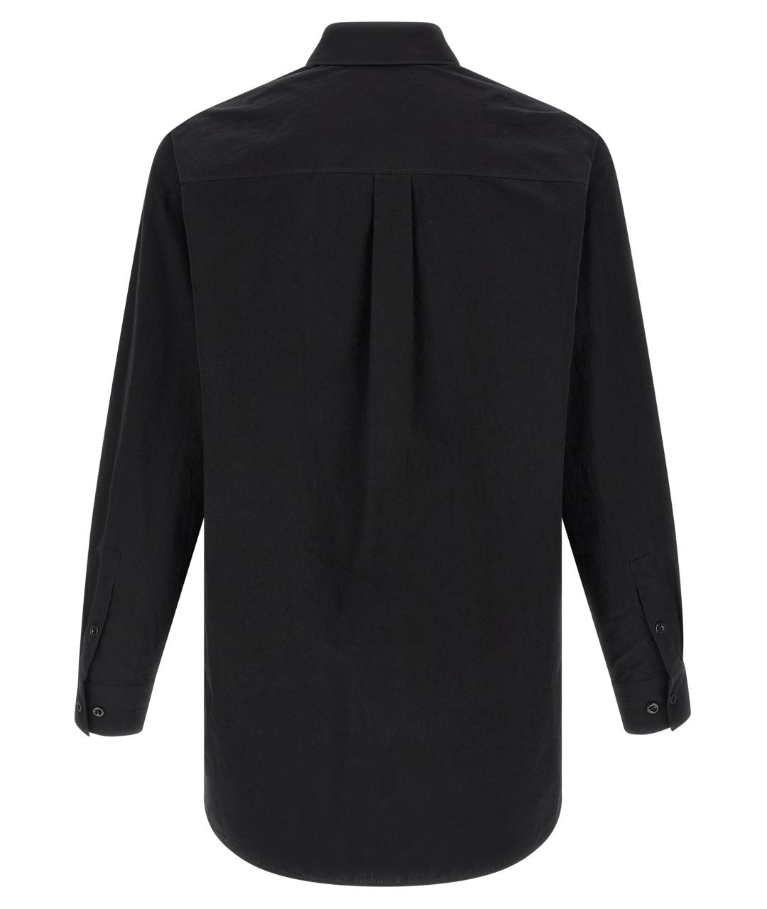 LEMAIRE Черная хлопковая кэжуал рубашка, фото 2
