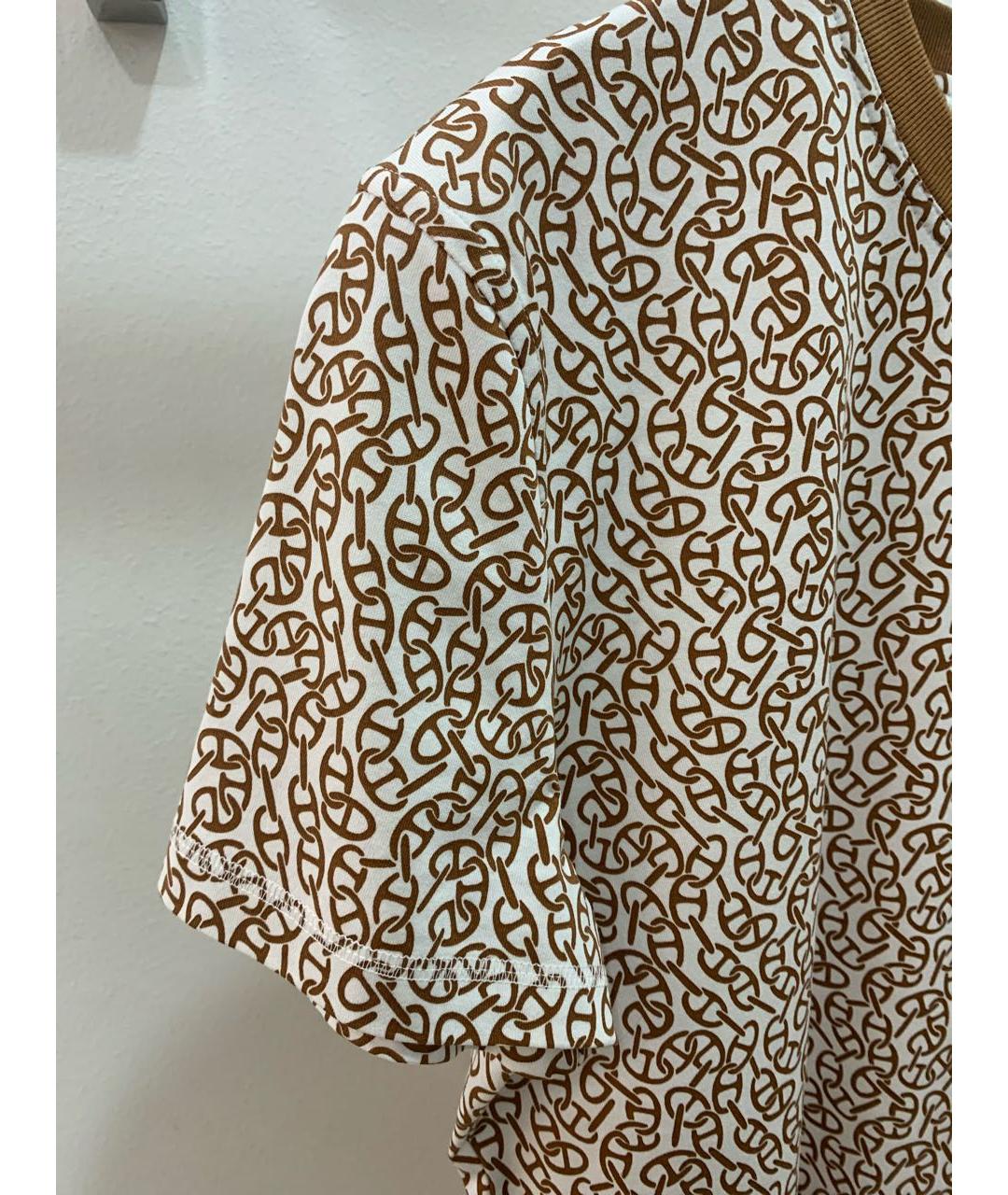HERMES Бежевое хлопковое платье, фото 8