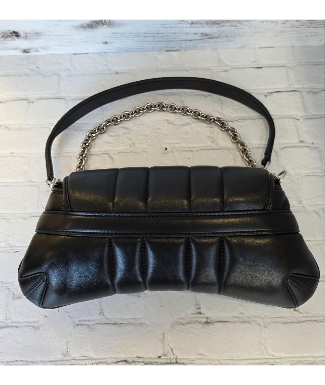 GUCCI Черная кожаная сумка через плечо, фото 3