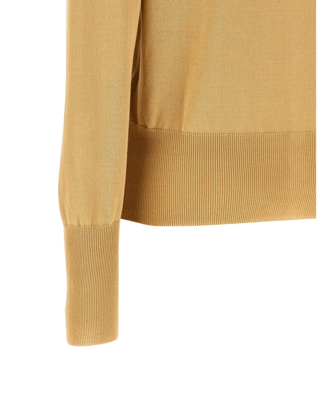 VIVIENNE WESTWOOD Горчичный хлопковый кардиган, фото 4