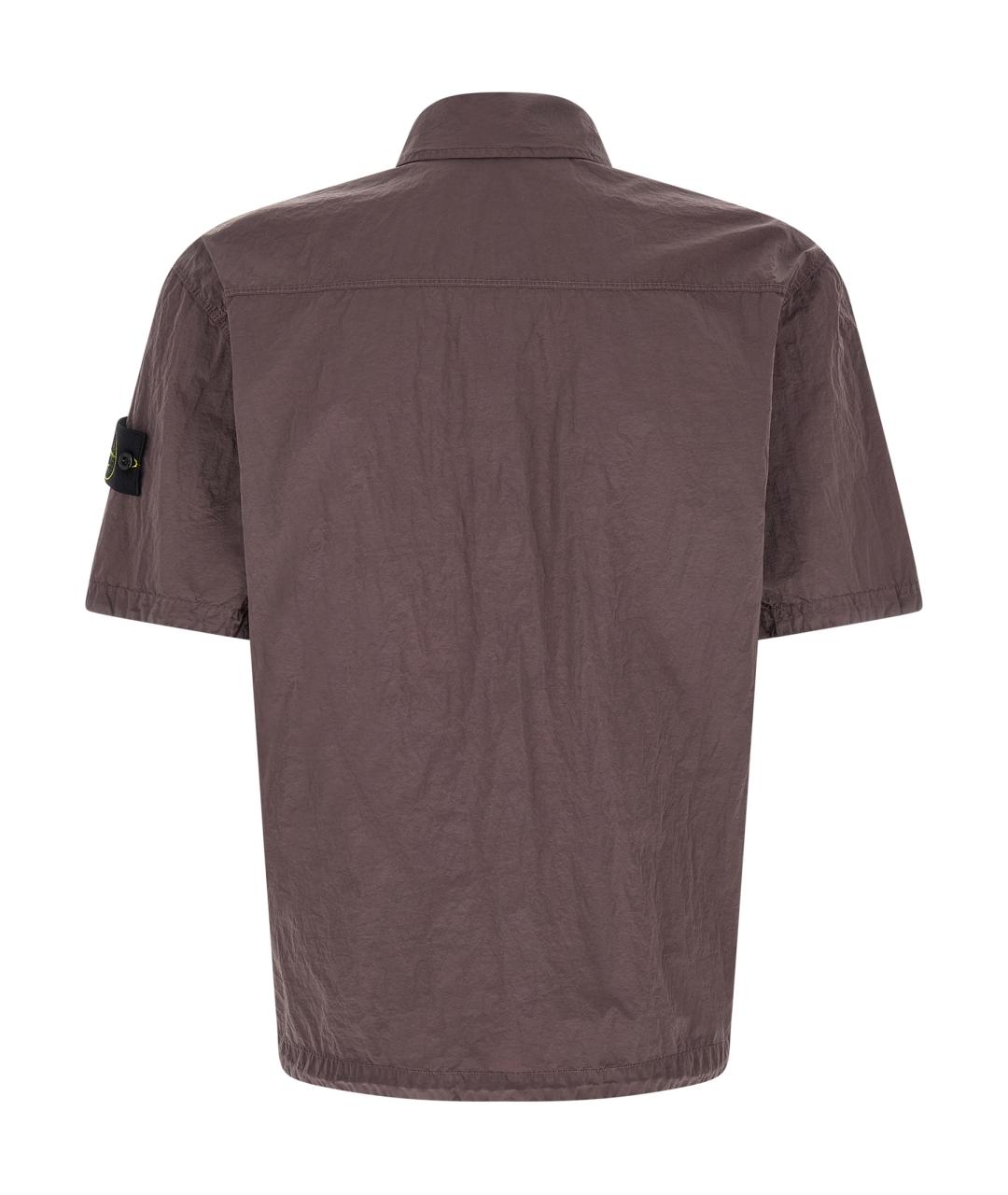 STONE ISLAND Фиолетовая кэжуал рубашка, фото 2