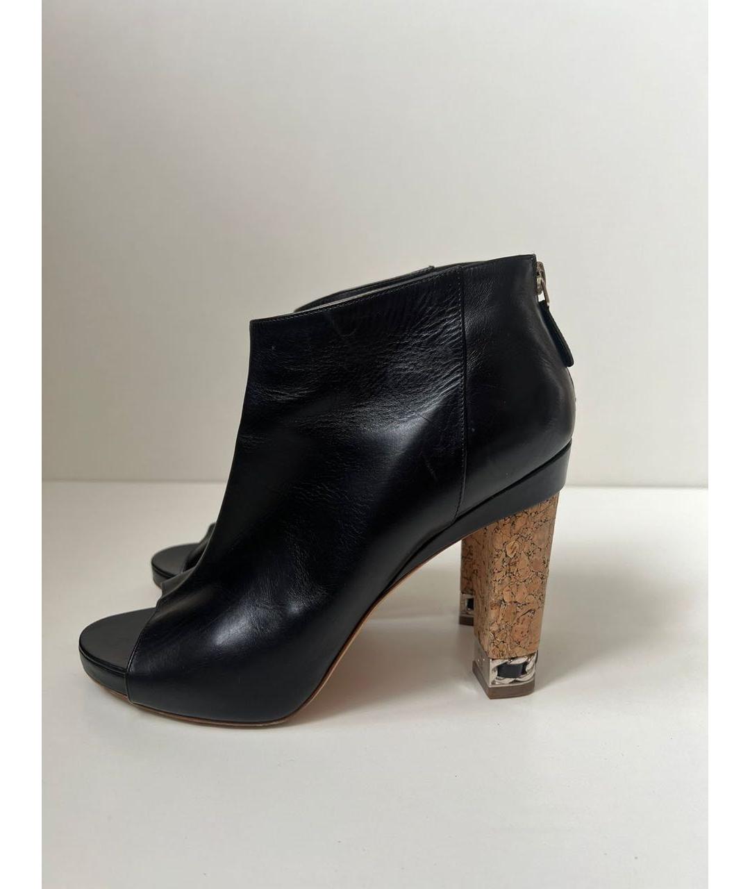 CHANEL Черные кожаные ботильоны, фото 9