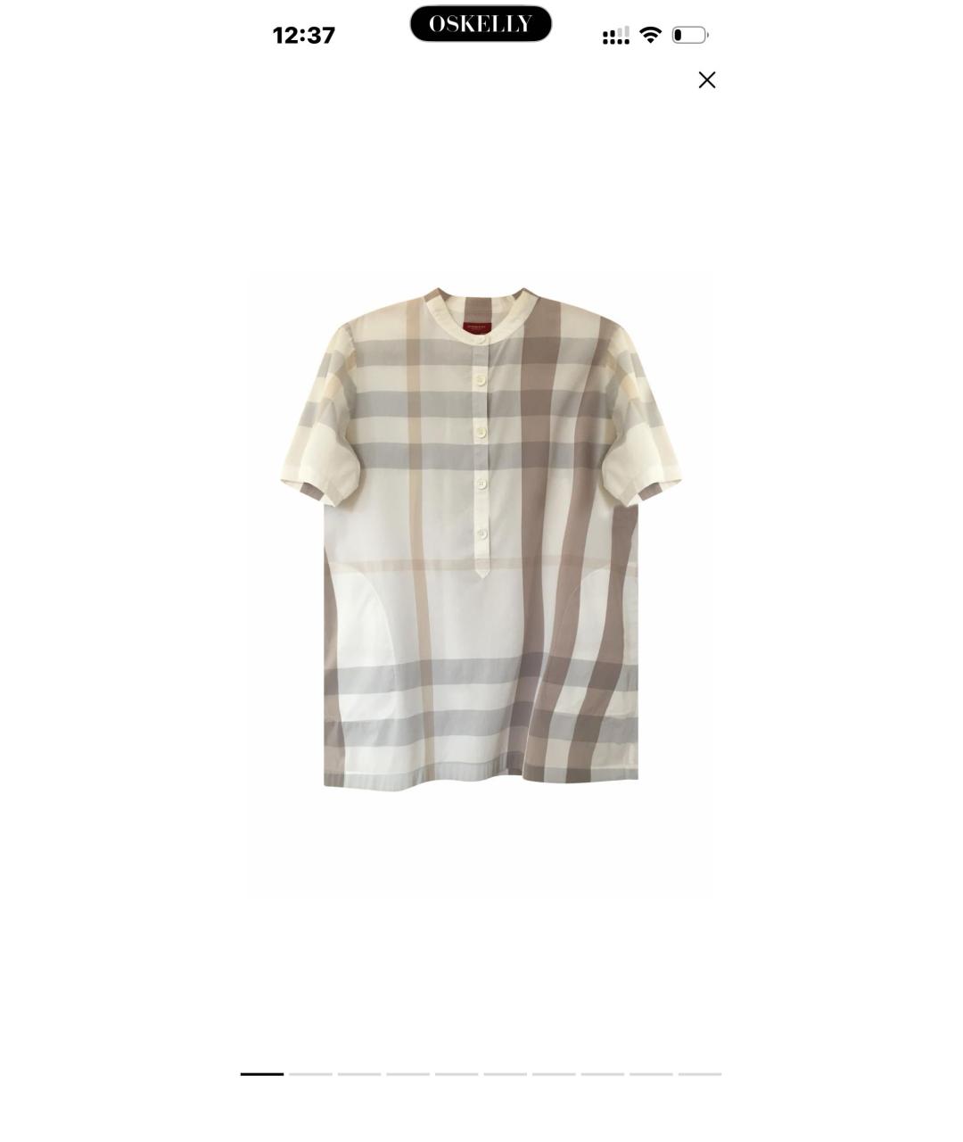 BURBERRY Мульти хлопковая блузы, фото 6