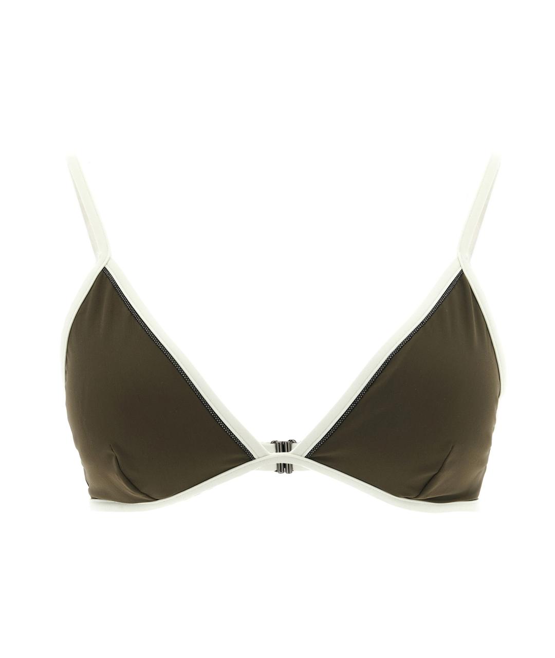 BRUNELLO CUCINELLI Зеленый полиамидовый купальник, фото 1