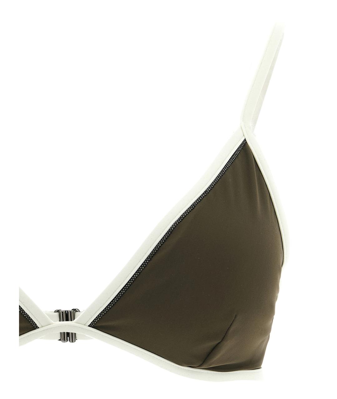 BRUNELLO CUCINELLI Зеленый полиамидовый купальник, фото 3