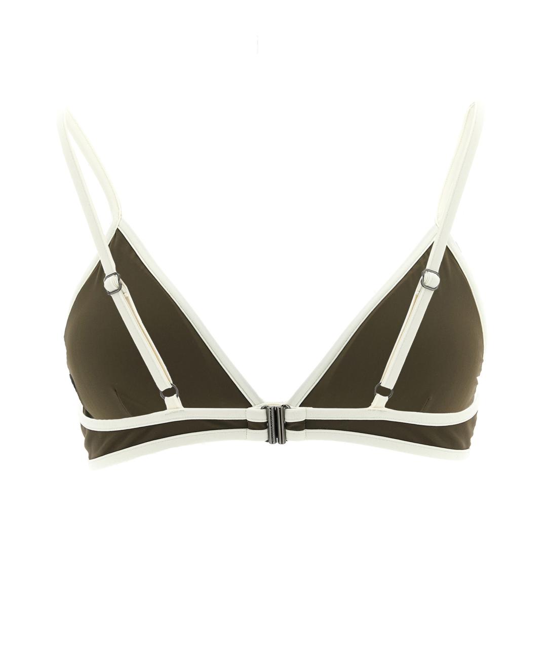 BRUNELLO CUCINELLI Зеленый полиамидовый купальник, фото 2