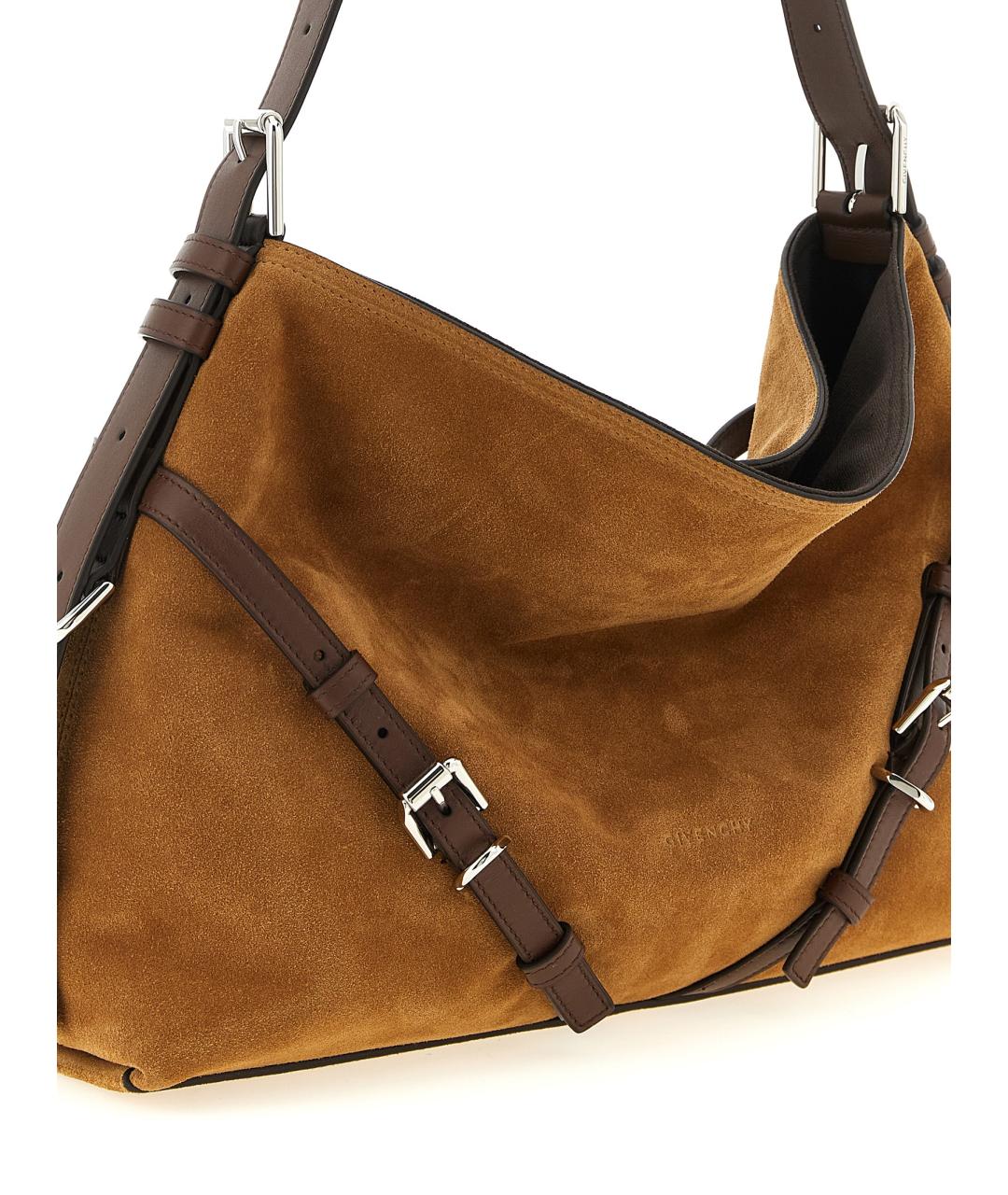 GIVENCHY Коричневая замшевая сумка через плечо, фото 3
