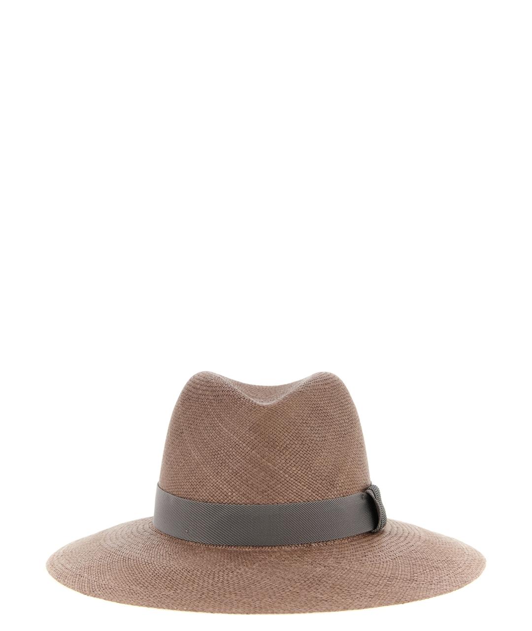 BRUNELLO CUCINELLI Коричневая шляпа, фото 1