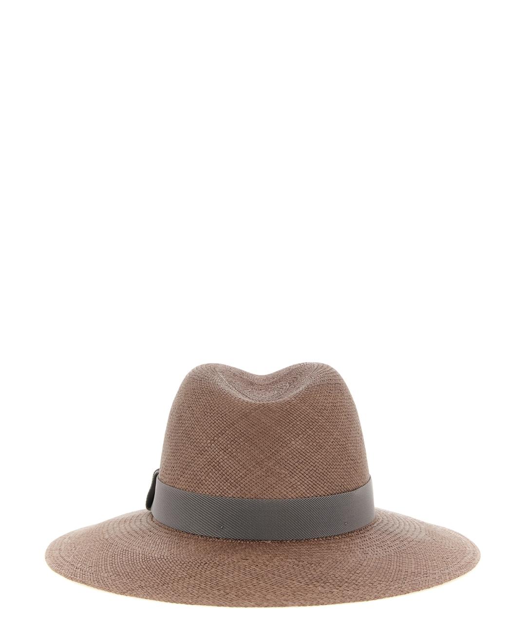 BRUNELLO CUCINELLI Коричневая шляпа, фото 3