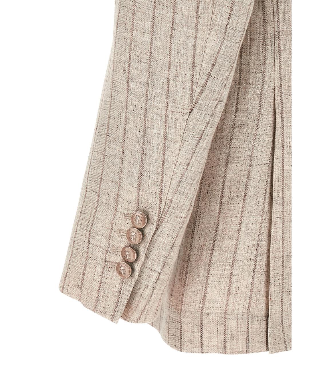 BRUNELLO CUCINELLI Мульти льняной пиджак, фото 4