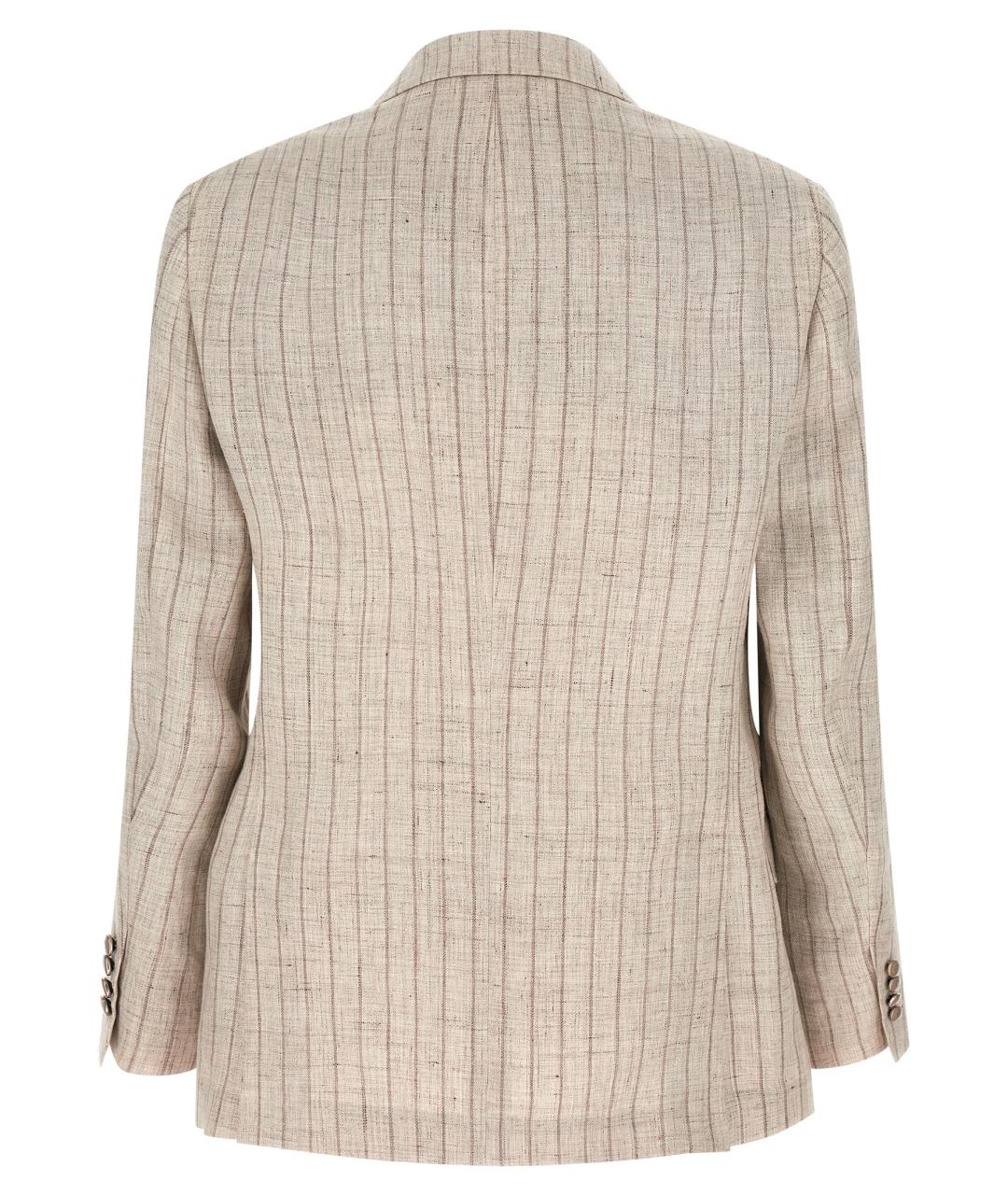 BRUNELLO CUCINELLI Мульти льняной пиджак, фото 2