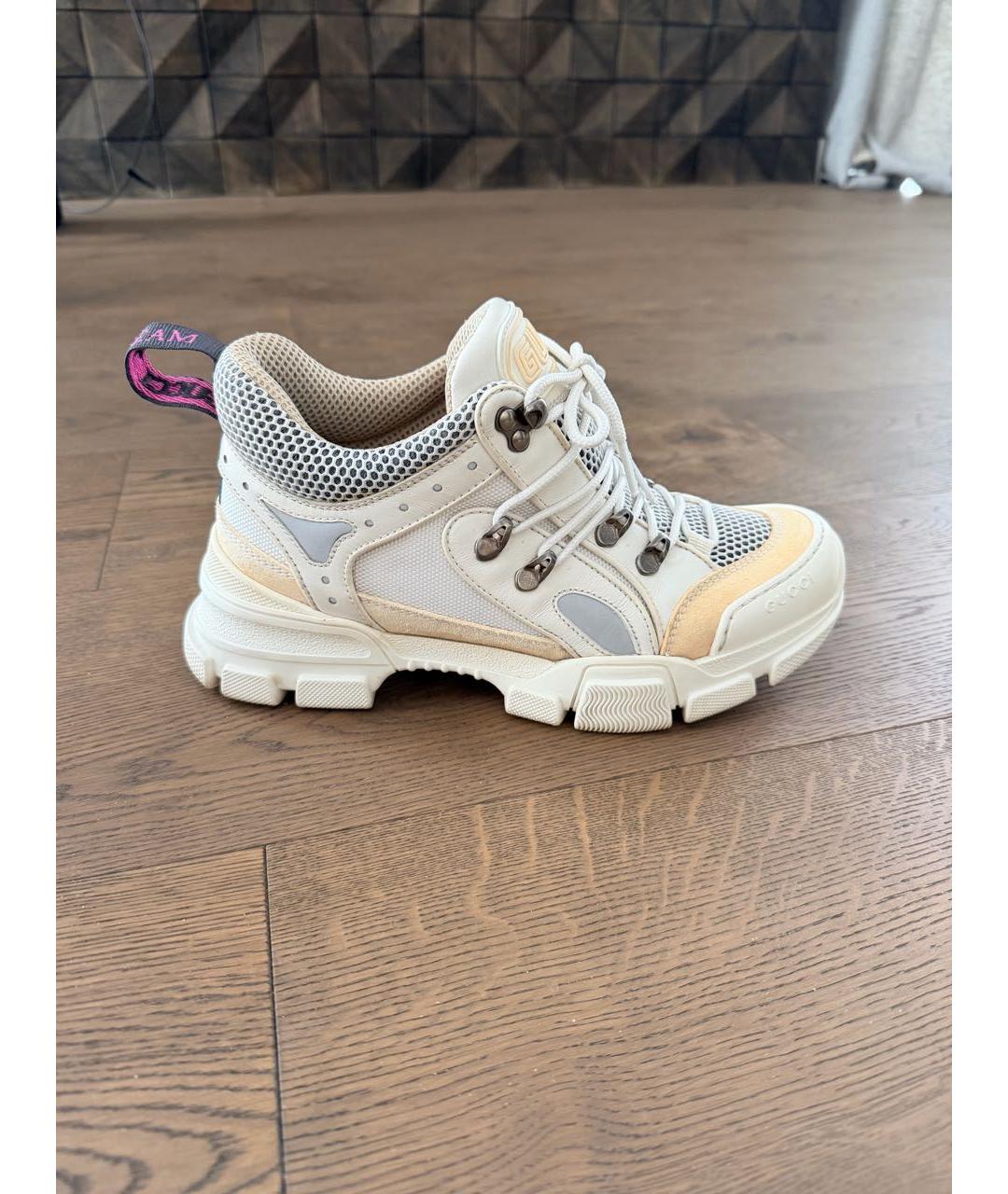 GUCCI Бежевые кроссовки, фото 6