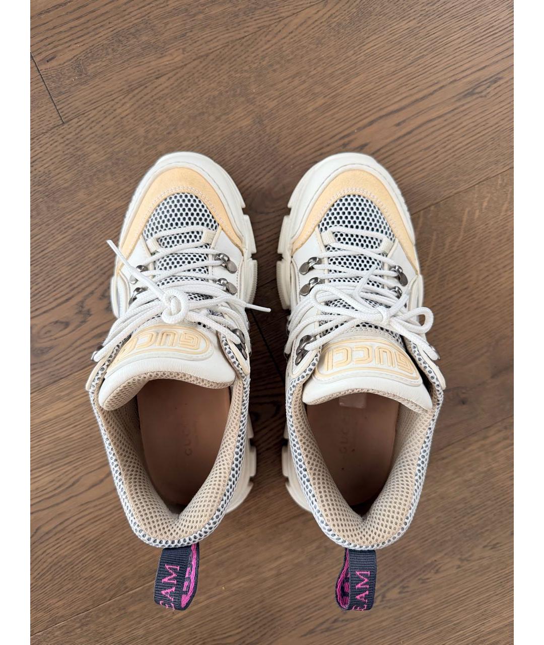 GUCCI Бежевые кроссовки, фото 3