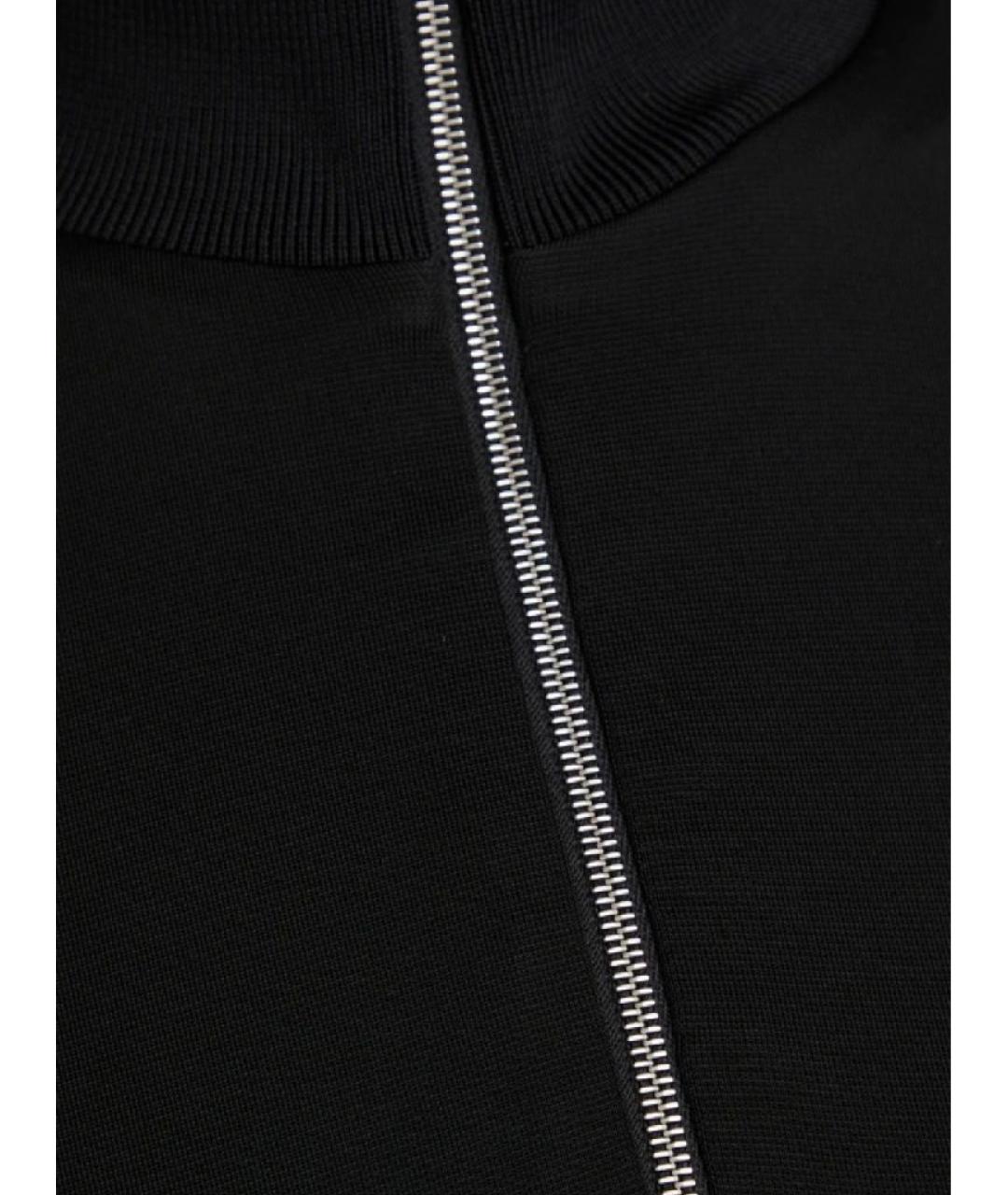 JIL SANDER Черный вискозный джемпер / свитер, фото 4