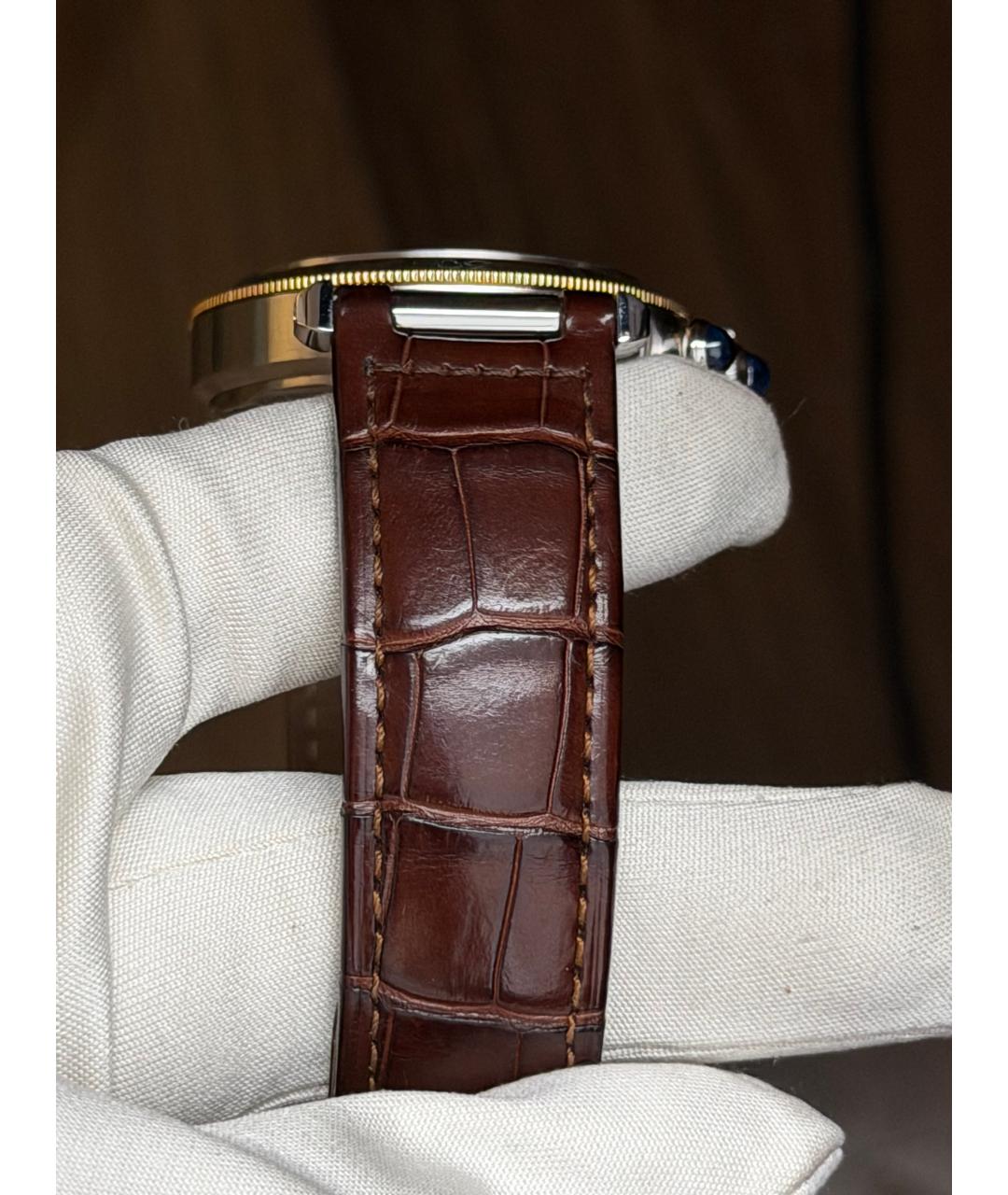 CARTIER Белые часы из желтого золота, фото 7